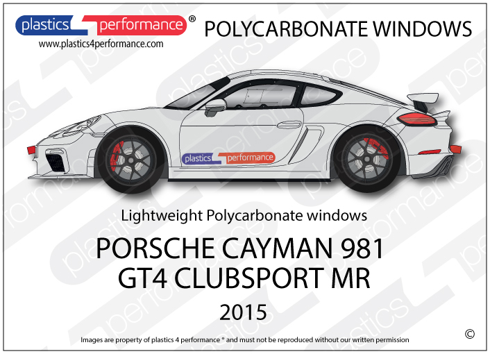 Porsche Cayman 981 GT4 Clubsport MR